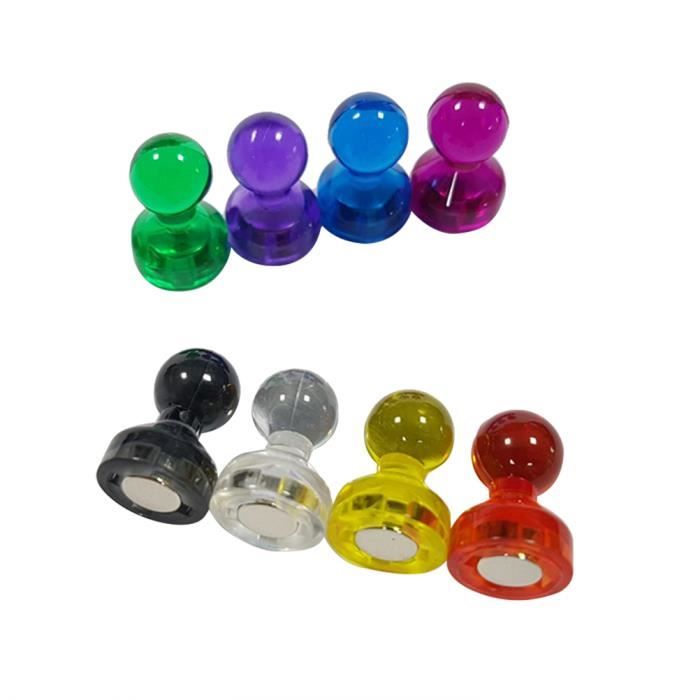 32 PCS Rond Transparent Aimant Punaises Pratique Tableau Blanc Aimants Réfrigérateur Petit Punaise pour l'école HELICE POUR DRONE