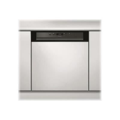 Whirlpool - lave-vaisselle 60cm 14c 44db a++ intégrable avec bandeau noir - wbc3c24pb