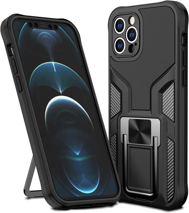 Coque IPhone 12 Pro Atouchbo - Bumper Clair Antichoc - Compatible Charge Sans Fil - Neuf Sous Blister