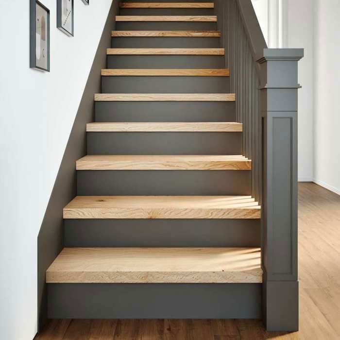 Marches D'Escalier 2 Pcs Bois De Chêne Massif Non Traité 80x25x2cm - Rebord Fenêtre