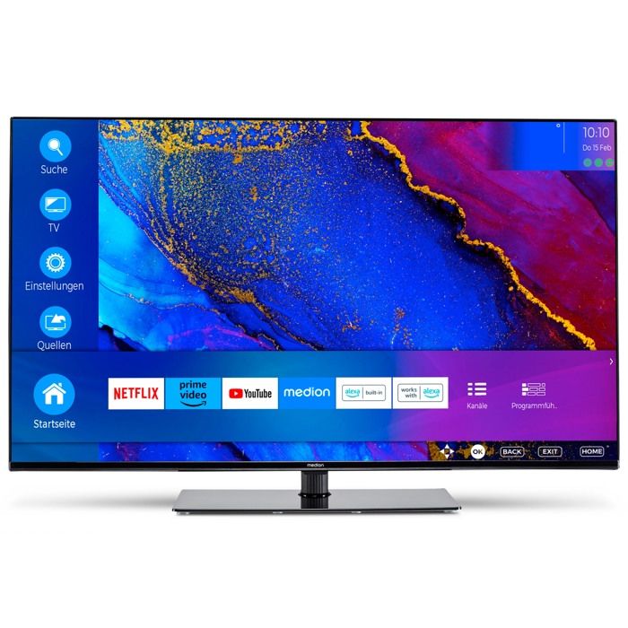 Télévision MEDION MD30706 43 (108 cm) 4K UHD HDR Dolby Vision 3x HDMI