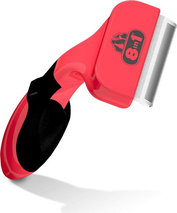 Brosse Anti-Mue-Outil De Toilettage Pour Chiens De Taille Moyenne À Poils Longs Et Courts-Elimine Les Poils Et Le Sous-Poils Morts