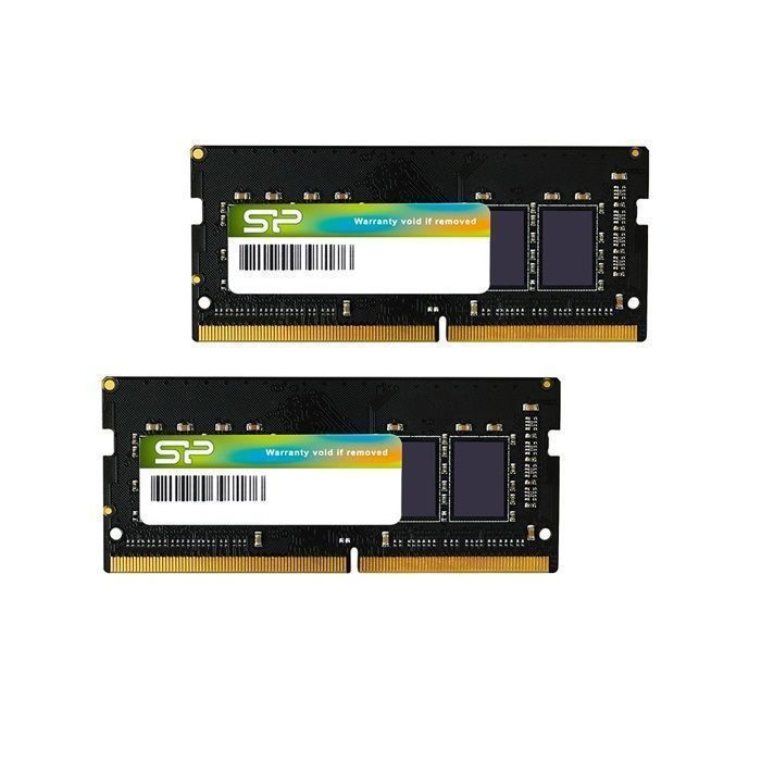 Mémoire RAM DDR4 – Silicon Power – 16Go(8Gox2) 3200MT/s – CL22 SODIMM – SP016GBSFU320X22