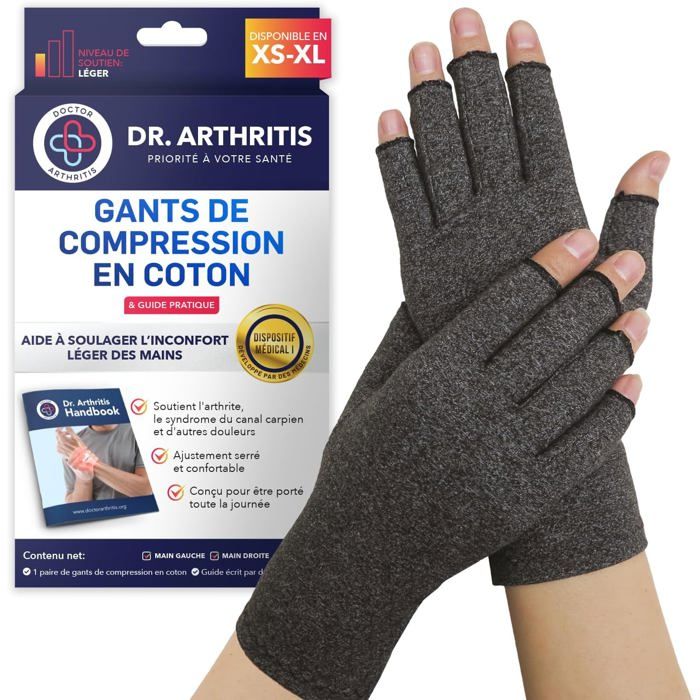 Gants Arthrose Conçus par des Médecins Orthese Pouce : Soulagement des douleurs des mains Attelle Pouce Homme Femme pour