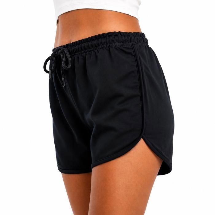 Short Femme Comeor Bleu Marine - Été Coupe Courte Taille Élastique Cordon Ajustable Tissu Extensible