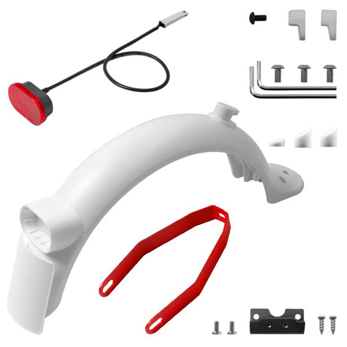 Mi 12 Pro Garde-boue Avant Pour Trottinette électrique Xiaomi M365 Pro, 1S Et Modèles Similaires Motobécane Scooter Mi 12 Pro Garde-boue Avant Pour Trottinette électrique Xiaomi M365 Pro, 1S Et Modèles Similaires Motobécane Scooter