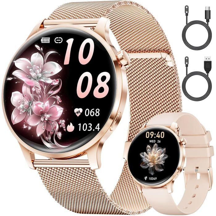 Montre Connectée - UNDERSCORE - SUNKTA - 1 32 AMOLED - Bluetooth - 100+ Modes Sport