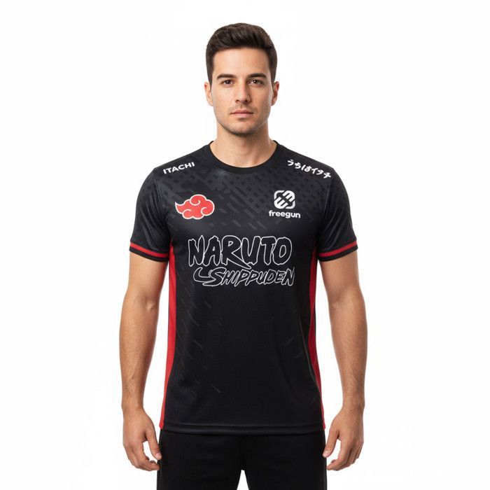 Freegun - T-shirt Homme Polyester NARUTO SHIPPUDEN SASUKE Régular Col rond Manches courtes - Noir (Pièce) Freegun - T-shirt Homme Polyester NARUTO SHIPPUDEN SASUKE Régular Col rond Manches courtes - Noir (Pièce)