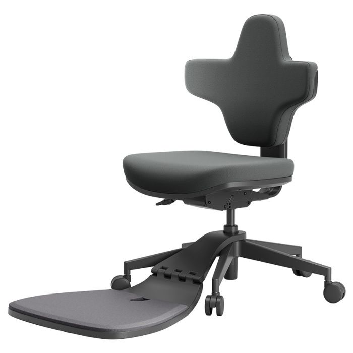 NEWTRAL MT-M Standing-Mate Chaise de Bureau Ergonomique - Siège Adaptatif 5 en 1 - Dossier Rabattable à 167° - Capacité Charge 150kg