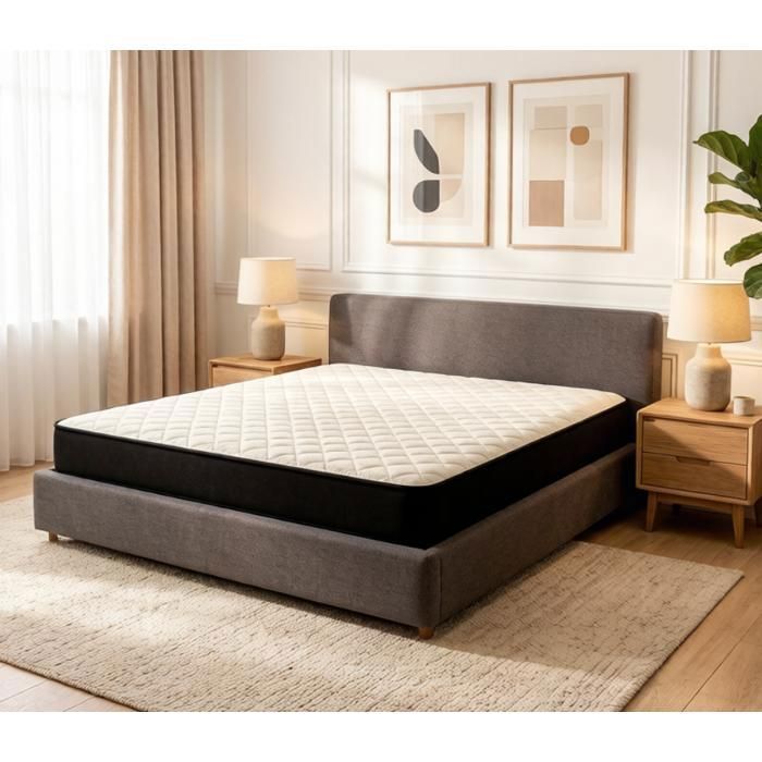 Matelas 180x200 cm - Mousse à mémoire - Épaisseur epaisseur 17 cm - Gel - 7 zones de confort - Équilibré