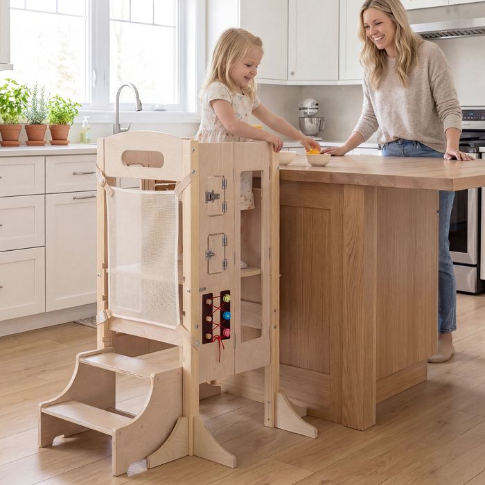 3en1 Tour dApprentissage Évolutive-COSTWAY-3Hauteurs Réglables Bureau/Chaise Enfant Montessori Tour dObservation Tableau Noir 3Ans 3en1 Tour dApprentissage Évolutive-COSTWAY-3Hauteurs Réglables Bureau/Chaise Enfant Montessori Tour dObservation Tableau Noir 3Ans