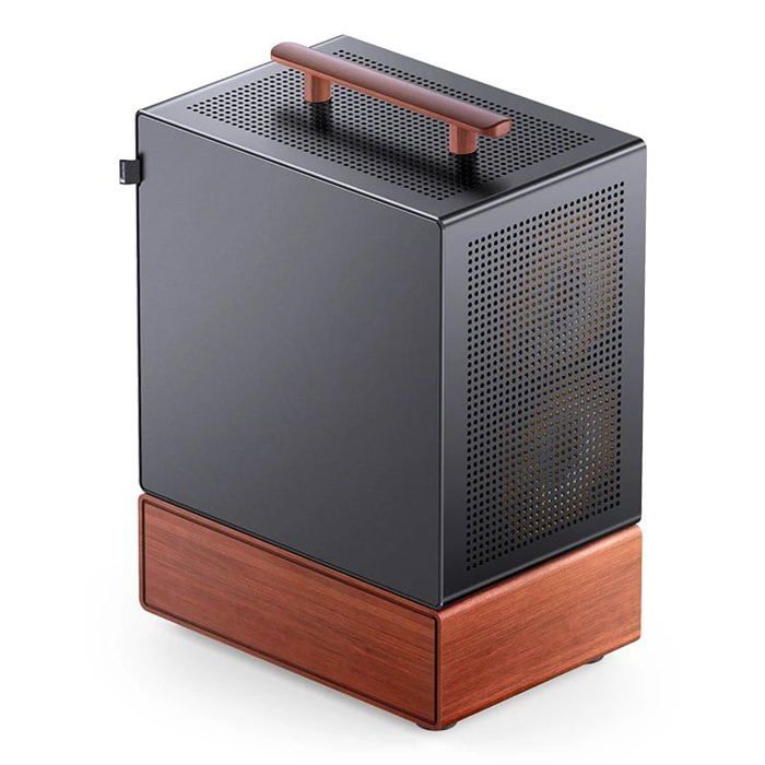 Boitier Jonsbo T7 Midi Tower Bois ITX Fenetre Verre - vue 3