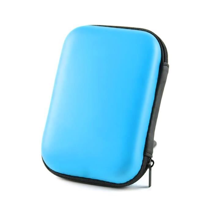 Étui De Transport Pour Disque Dur Externe UnionSine 2.5" - Protection Antichoc Et Imperméable EVA - Noir