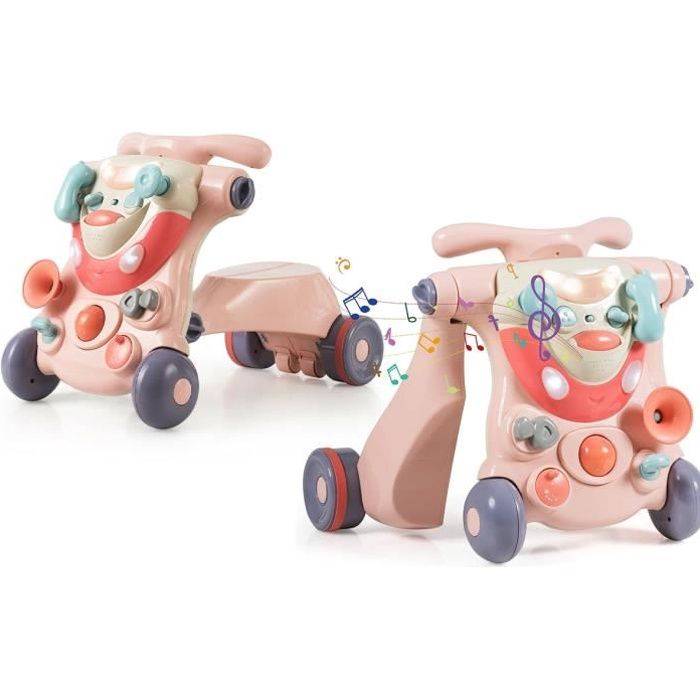 Pousseur trotteur 3 en 1 best sale