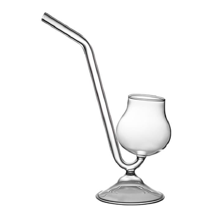 KUNSTIFY Paille en verre pour verres à cocktail et accessoires de