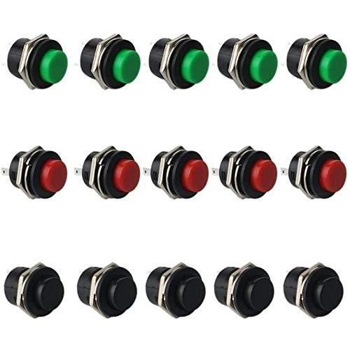 Interrupteur à bouton poussoir momentané 16A 250V ENEC, CQC, KEMA