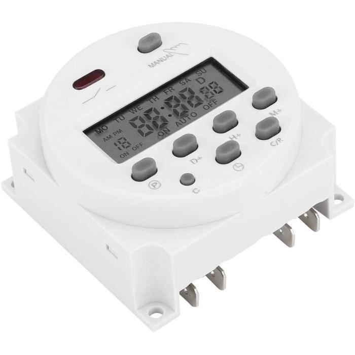 Dc 12V Mini Interrupteur Minuterie Numérique Lcd Commutateur Minuteur  Programmable De Puissance De Contrôle 20V 240V - 50 60H[H410] - Cdiscount  Maison