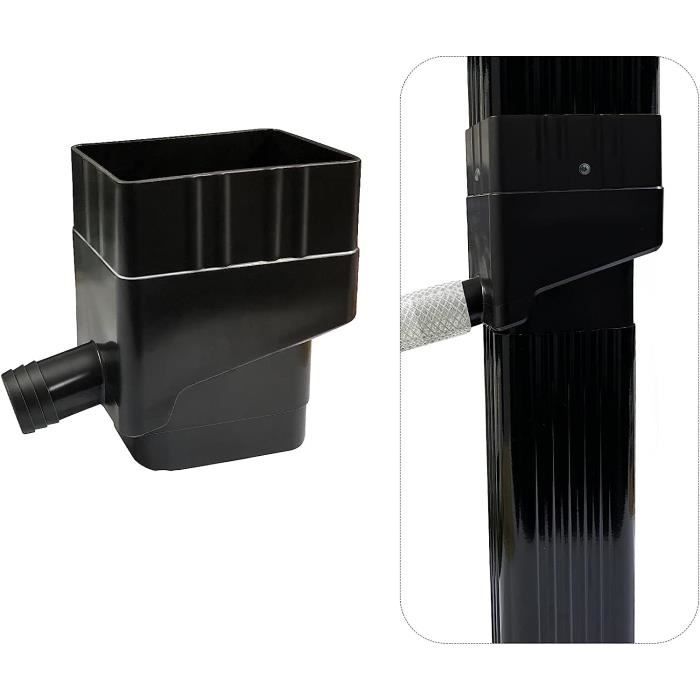 Kit Collecteur D'Eau De Pluie Pour Descente 100mm - Raccord Citerne, Tuyau, Perceuse Inclus