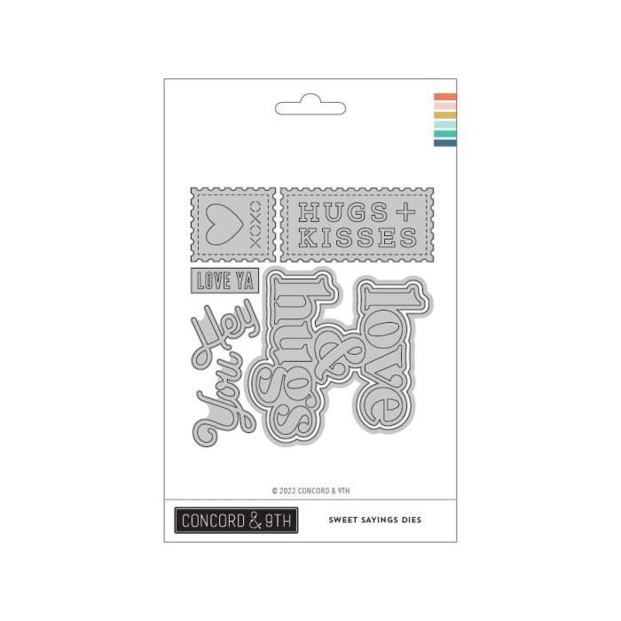 Matrices De Découpe Transparents 14x18 Cm – Mots Français Pour Scrapbooking & Cartes