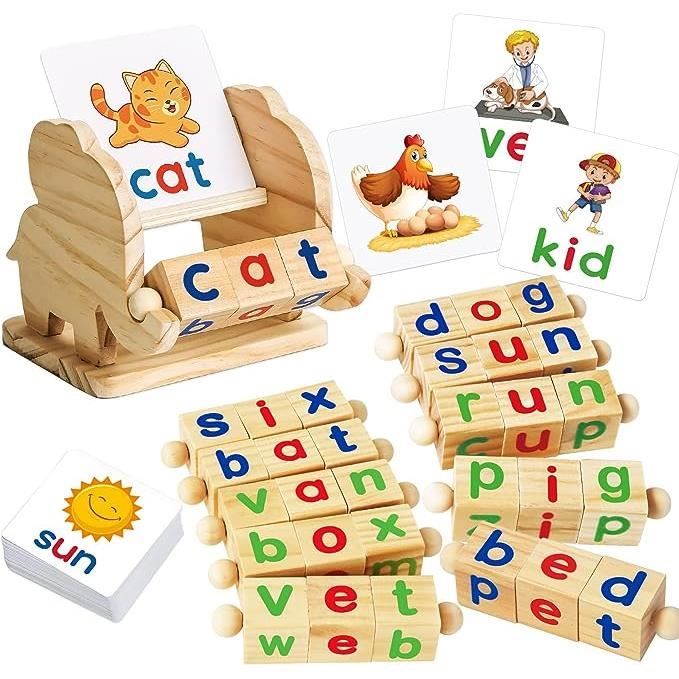MARAYAN Jeux Montessori 2 3 4 5 ans, Jouet enfant,Busy Board,Jeu éducatif,  apprendre Alphabet, a compter à lire, cadeau fille