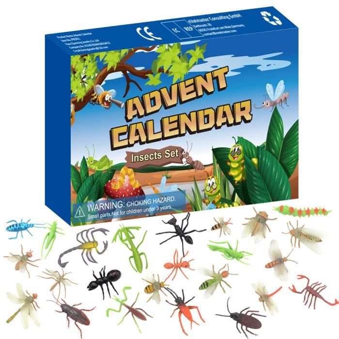 IZoeL Calendrier De L'Avent 2025 Enfant – 24 Figurines Dinosaures Et Carte Surprise, Idéal Pour Garçons De 3 à 8 Ans