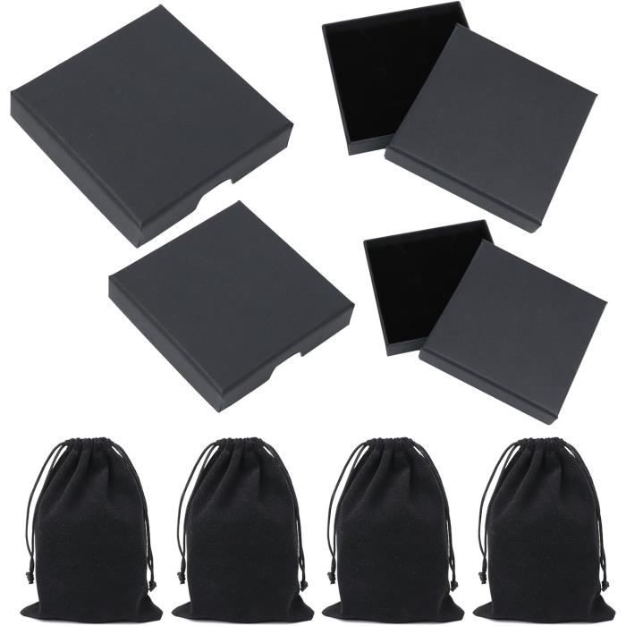 Lot De 24 Boîtes à Bijoux Avec Nœud - Boîtes Cadeaux Carton Multicolores - Neuf