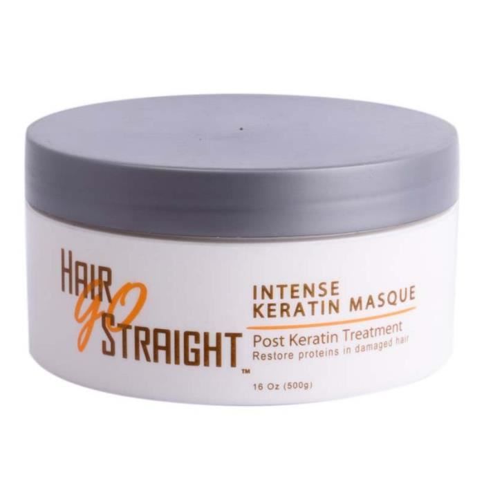 Masque Capillaire A La Keratine Hair Go Straight 500ml Achat Vente Defrisage Lissage Masque Capillaire A La Kera Cdiscount