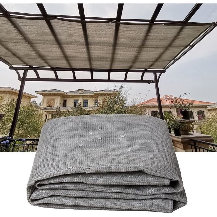 Filet D'ombrage 85% Gris-blanc – 3x5 M – Pour Jardin, Terrasse, Pergola, Serre Ou Poulailler