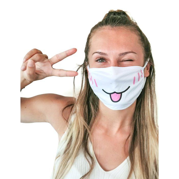 Masque Cache Nez Imprime Chat Adulte Multicolore Cdiscount Jeux Jouets
