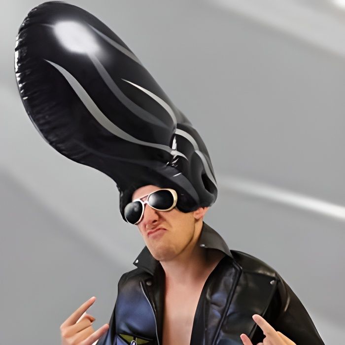 Perruque rocker banane best sale