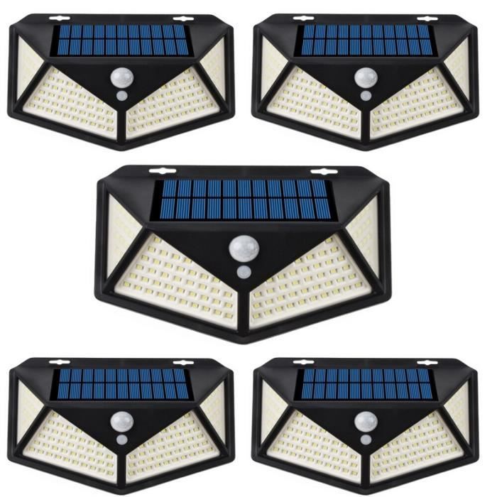 Lampe Solaire LED avec dtecteur de mouvement, luminaire d'extrieur ...