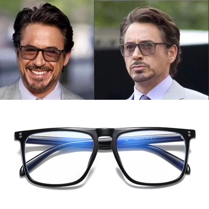 Lunettes Anti-lumière bleue pour tony Stark, filtre bloquant, réduit la  tension oculaire, claires, pour ordinateur d Ink -LP4363 - Cdiscount  Bijouterie