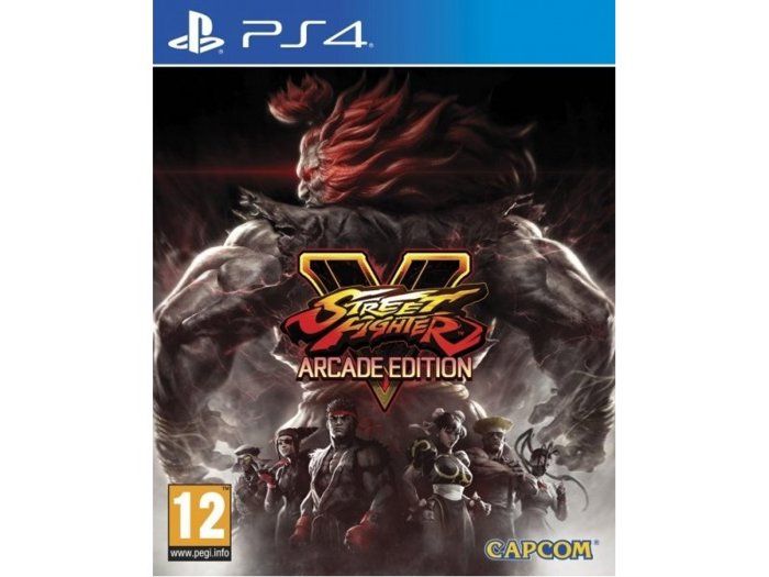 Jeu vidéo Street Fighter Édition Arcade PS4 Mode Arcade 6 chemins thématiques PEGI 16+