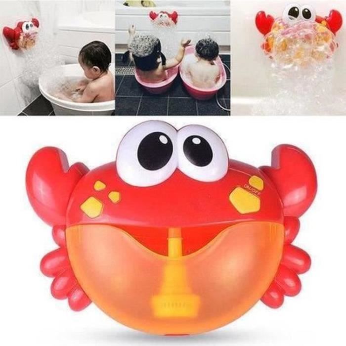 Jouet de bain pour garçons et filles Machine à bulles et à bulles En forme d/'appareil photo Jouet de bain à bulles lefeindgdi Jouet pour enfants en forme de crabe