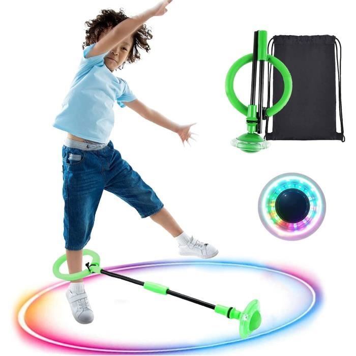 Skip Ball Avec LED - Anneau De Saut De Cheville Pliable Pour Enfants Et Adultes