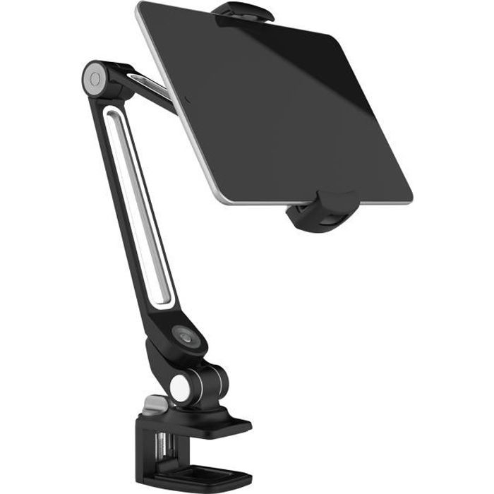 ZenCT Support Tablette, Bras en Aluminium Robuste Clip iPad Smartphone Téléphone iPhone iPad Mini air Samsung HTC Sony de 4-11\