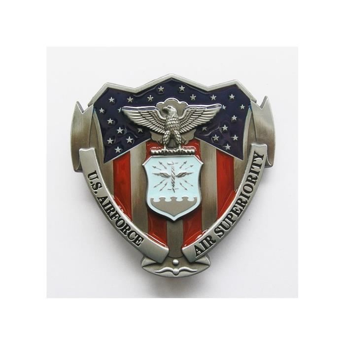 Boucle de ceinture US air force coloré homme femme militaire - Cdiscount  Prêt-à-Porter