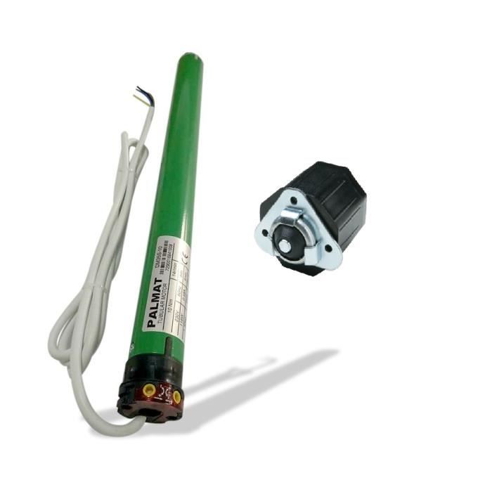 avec 2X /émetteurs intelligents pour Le contr/ôle dentr/ée Id/éal pour Les Rideaux et Les Stores Moteur pour volet Roulant Tubulaire 40 SW, 25kg Force de Traction PALMAT