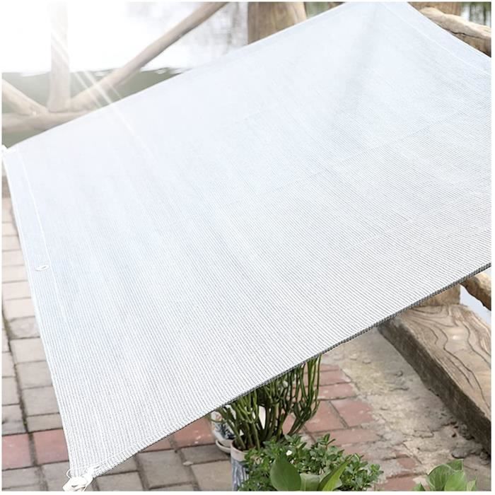 Voile D'ombrage Alouweekuky 3x4m - Protection UV 90-95% Avec œillets - Pour Terrasse, Jardin, Serre Et Poulailler