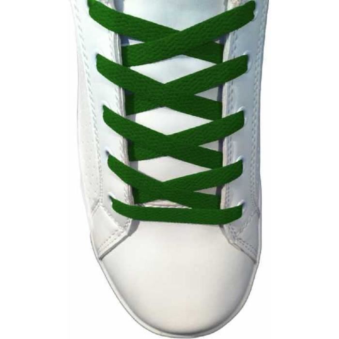 lacets vert foncé