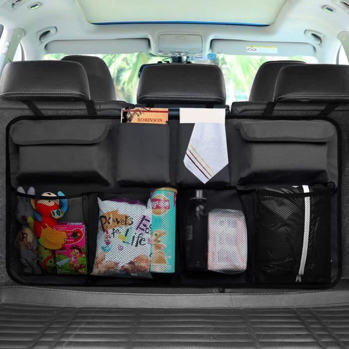 Organiseur De Coffre Banquette Arriere Sac De Rangement Sacs Pour