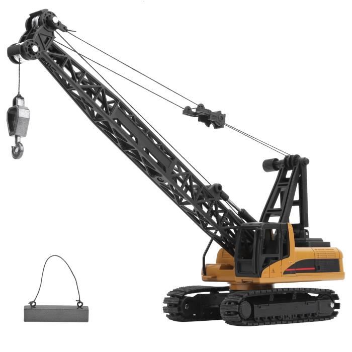 Modèle de grue 1:50 - Duokon - Véhicule dIngénierie - Alliage et ABS - Marron - 8 ans