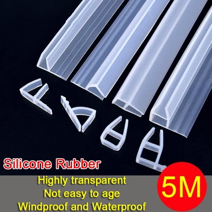Bande D'étanchéité En Silicone Blanc Haute Température - Dimensions 5x10 Mm, Longueur 1 Mètre (joint Solide)