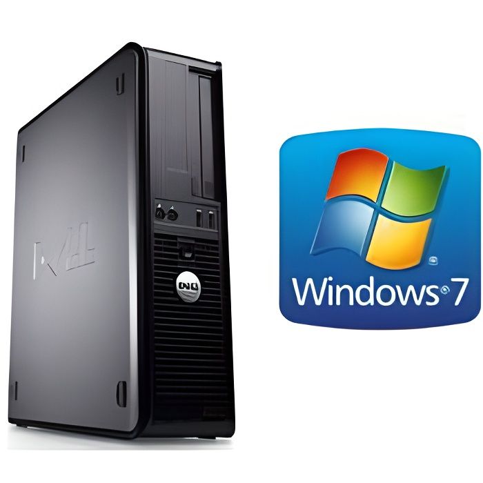 Vente Ordinateur de bureau Dell Optiplex 755 Desktop - 250 Go - Windows 7 pas cher Vente Ordinateur de bureau Dell Optiplex 755 Desktop - 250 Go - Windows 7 pas cher