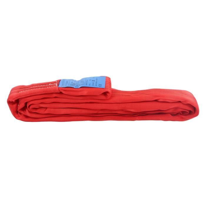YOSOO Sangle de levage de gréement rouge Sangle de Levage de Gréement