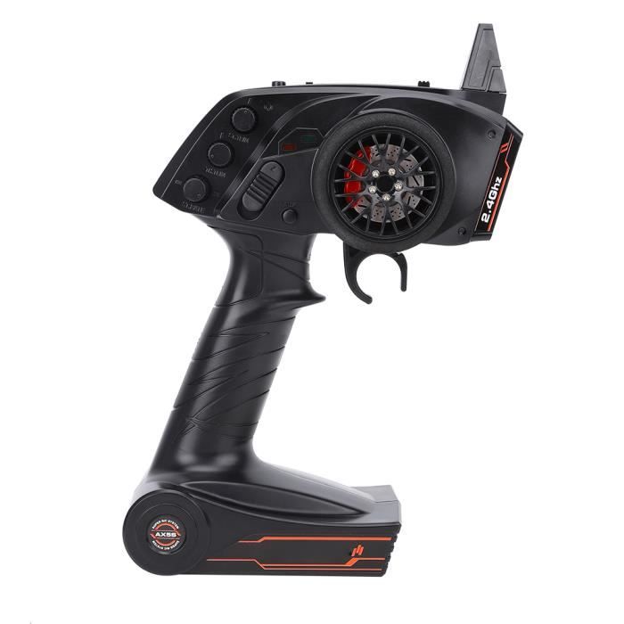 Émetteur-récepteur AUSTAR AX5S 2.4G 3CH Avec ESC 10A - Pour RC Crawler Brossé, échelle 1:10/1:8, Neuf