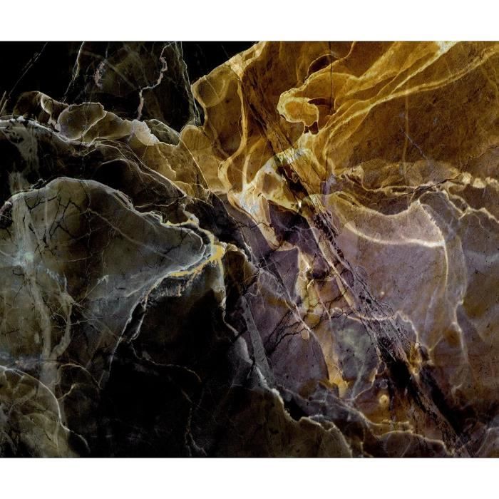 Papier Peint - Marble Nero 100x250cm - Intissé main image 1