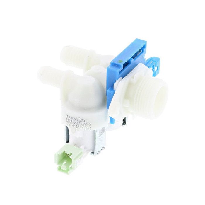 Solenoide debitmetre 2 voies 180° pour lave linge Electrolux 132518622