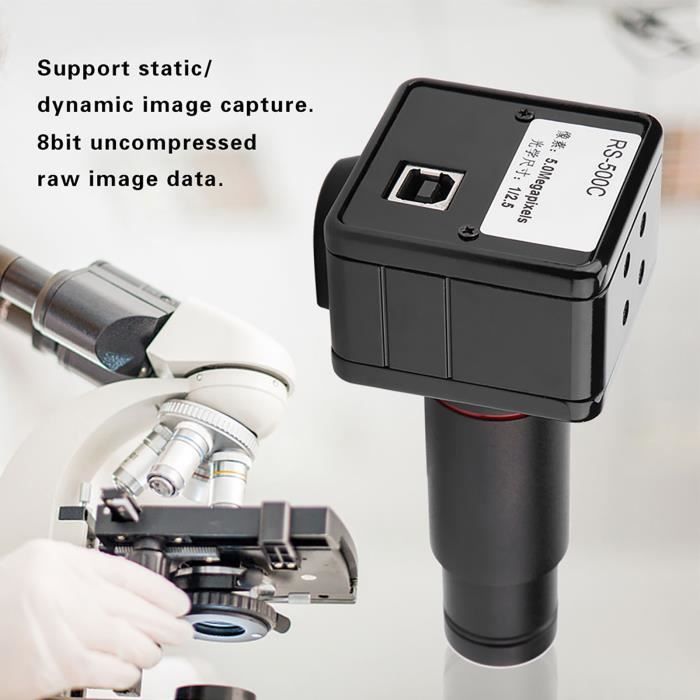 Camera microscope binoculaire électronique USB 5MP CCTV - Maroc