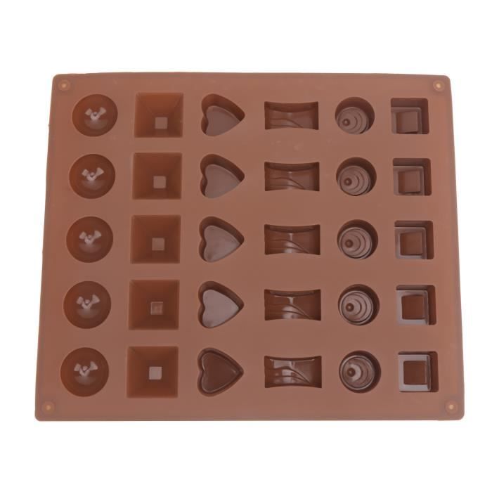 Moule à chocolat en silicone, 12 moules à fondant, bricolage
